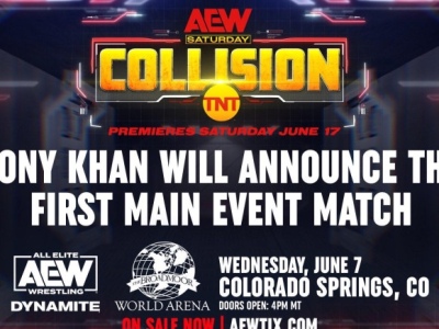 Tony Khan Set to Reveal Main Event for Inaugural AEW Collision on 6/7 AEW Dynamite